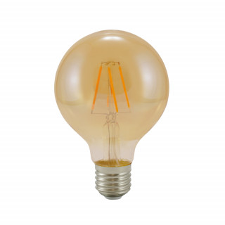 Żarówka dekoracyjna LED FILAMENT Vintage Amber G80E27AM-4EWW 4,0W 2000K 350lm - POLUX