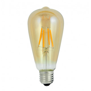 Żarówka dekoracyjna LED FILAMENT Vintage Amber ST64E27AM-4EWW 4,0W 2000K 350lm - POLUX