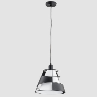 Lampa wisząca sufitowa Ondo 1xE27 nad stolik czarna śr. 28cm - ALFA SOSNOWSCY