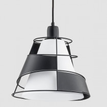 Lampa wisząca sufitowa Ondo 1xE27 nad stolik czarna śr. 28cm - ALFA SOSNOWSCY