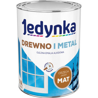Jedynka Drewno i Metal Mat - Emalia alkidowa olejna 0,9l - kolor do wyboru