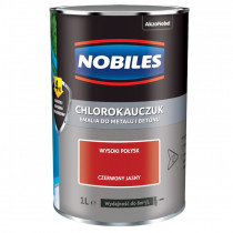 Nobiles Chlorokauczuk Emalia do metalu i betonu 1l - kolor do wyboru