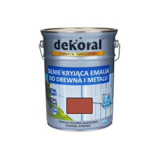 Emalia ftalowa Emakol Strong orzech średni 5l - DEKORAL