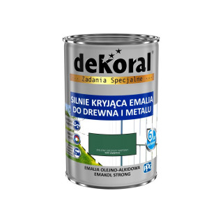 Emalia ftalowa Emakol Strong zielony soczysty matowy 0,9l - DEKORAL