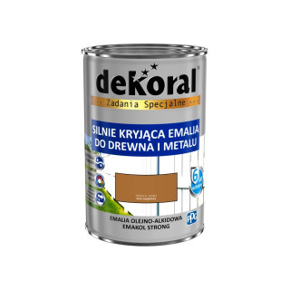 Emalia ftalowa Emakol Strong orzech jasny 0,9l - DEKORAL