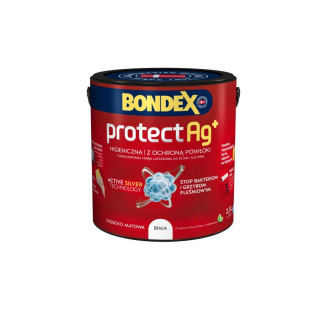 Farba lateksowa Protect Ag+ 2,5L z jonami srebra BONDEX