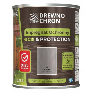 Impregnat Ochronny Eco&Protection Popiel 0.75L Drewnochron