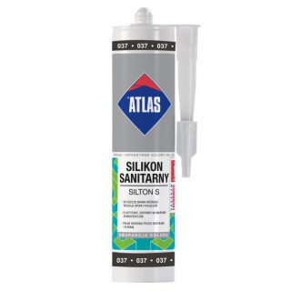 Silikon sanitarny Silton S grafitowy 280 ml ATLAS