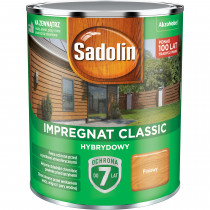 Sadolin Impregnat Classic Hybrydowy 0,75l - kolor do wyboru