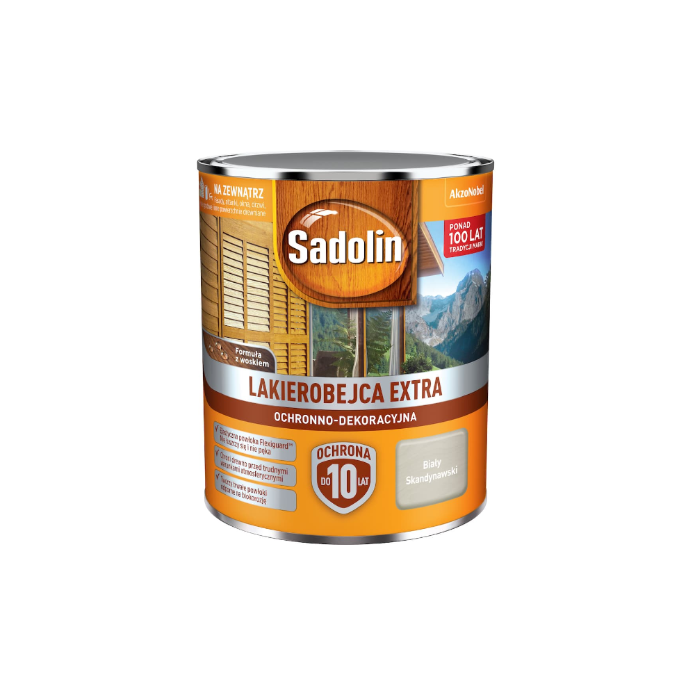 LAKIEROBEJCA SADOLIN EX. 0,75L BIAŁY SKANDYNAWSKI