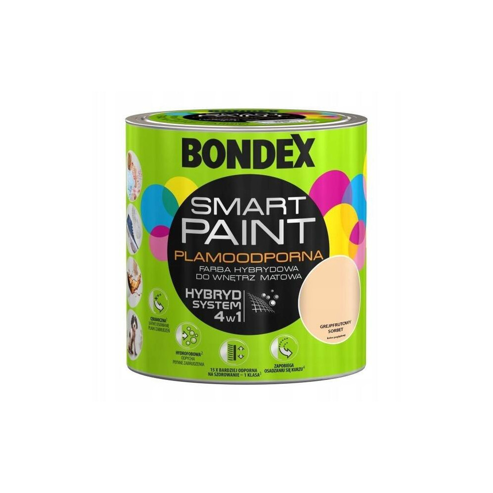 BONDEX SMART PAINT 2,5L GREJFRUTOWY SORBET