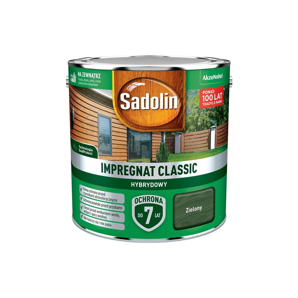 IMPREGNAT SADOLIN CL. HYBRYDOWY 2,5L ZIELONY