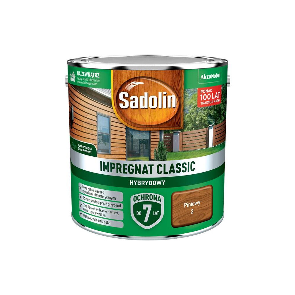 IMPREGNAT SADOLIN CL. HYBRYDOWY 2,5L PINIOWY