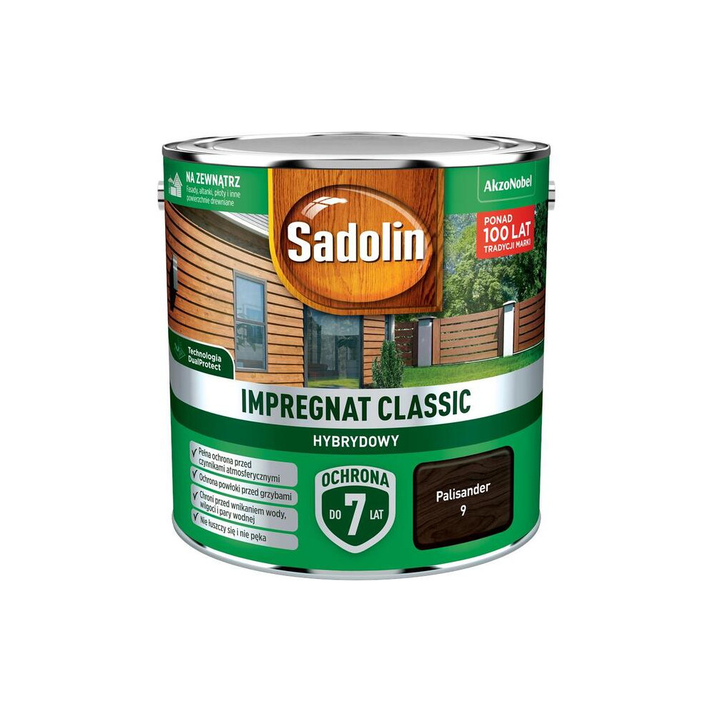 IMPREGNAT SADOLIN CL. HYBRYDOWY 2,5L PALISANDER