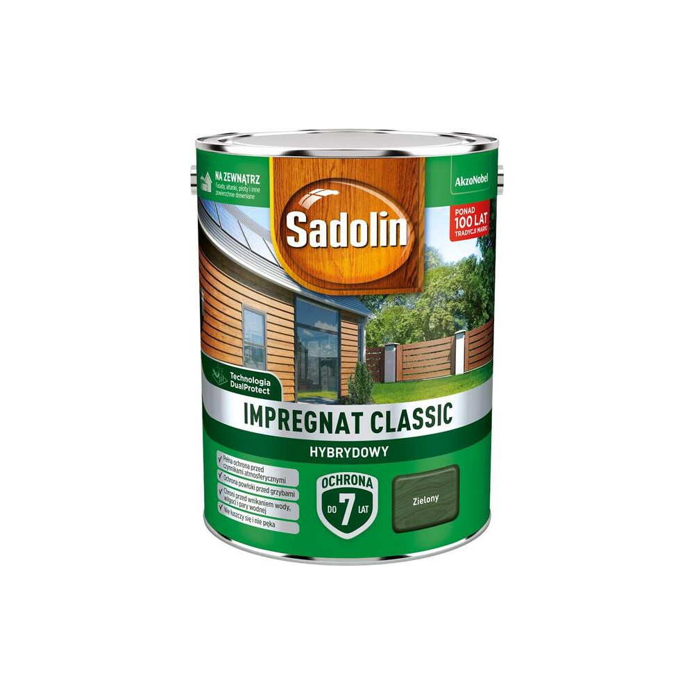 IMPREGNAT SADOLIN CL. HYBRYDOWY 4,5L ZIELONY