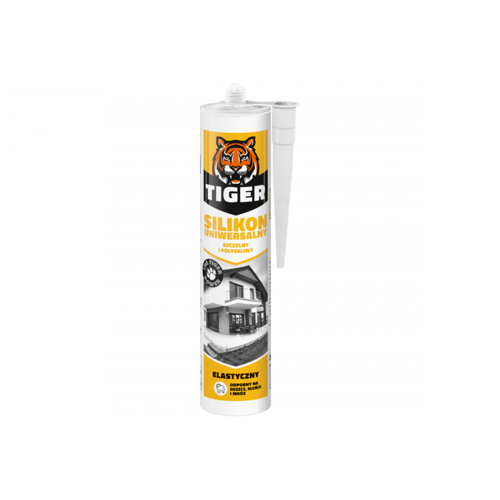 BOSTIK SILIKON UNIWERSALNY 260ML SZARY TIGER