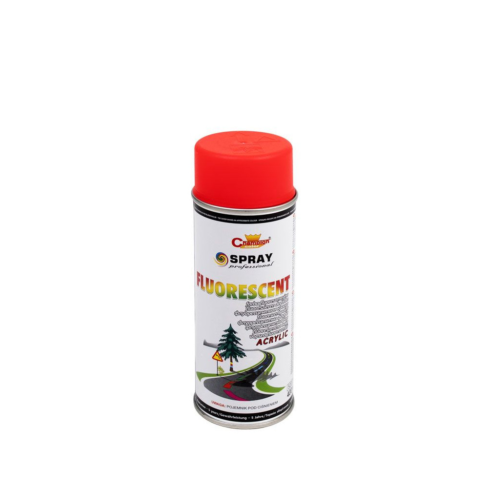 LAKIER SPRAY FLUORES 400ML CZERWONY