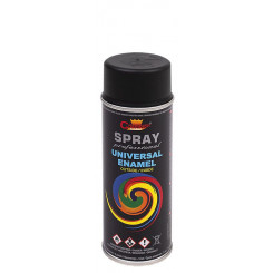 LAKIER SPRAY 400ML CZARNY MAT