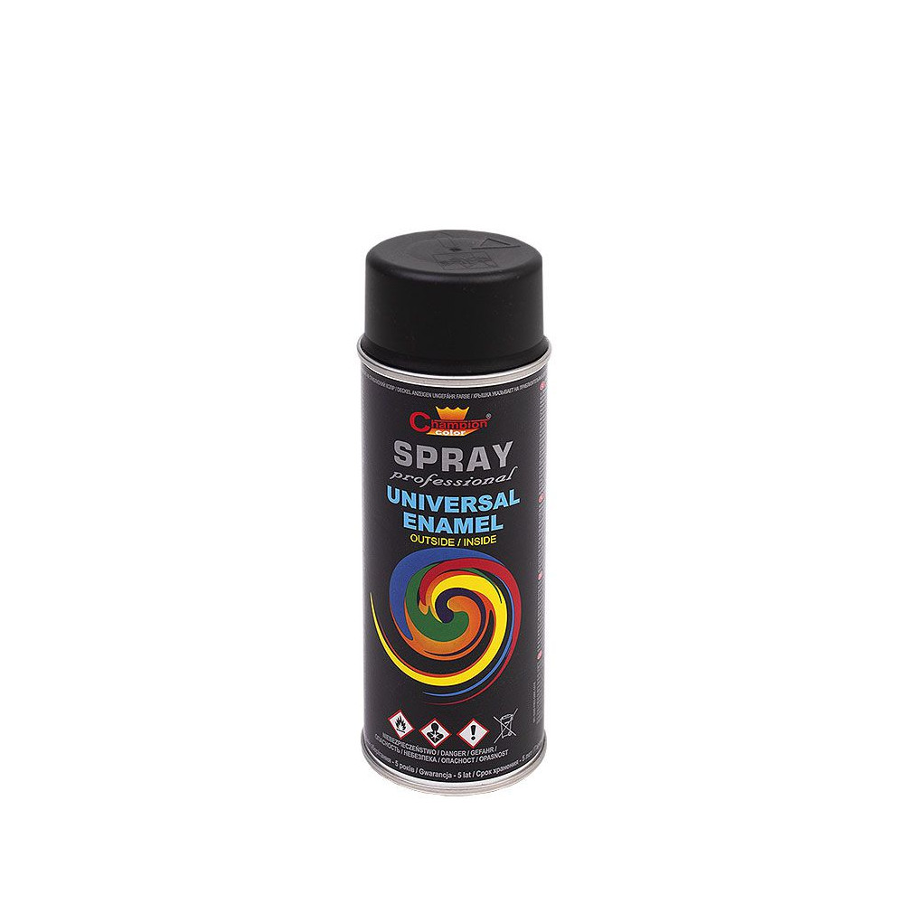 LAKIER SPRAY 400ML CZARNY MAT