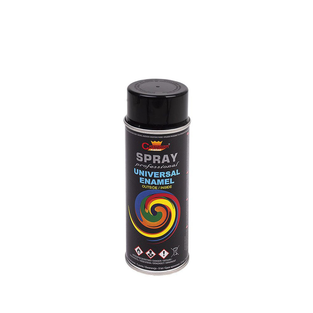 LAKIER SPRAY 400ML CZARNY POŁYSK