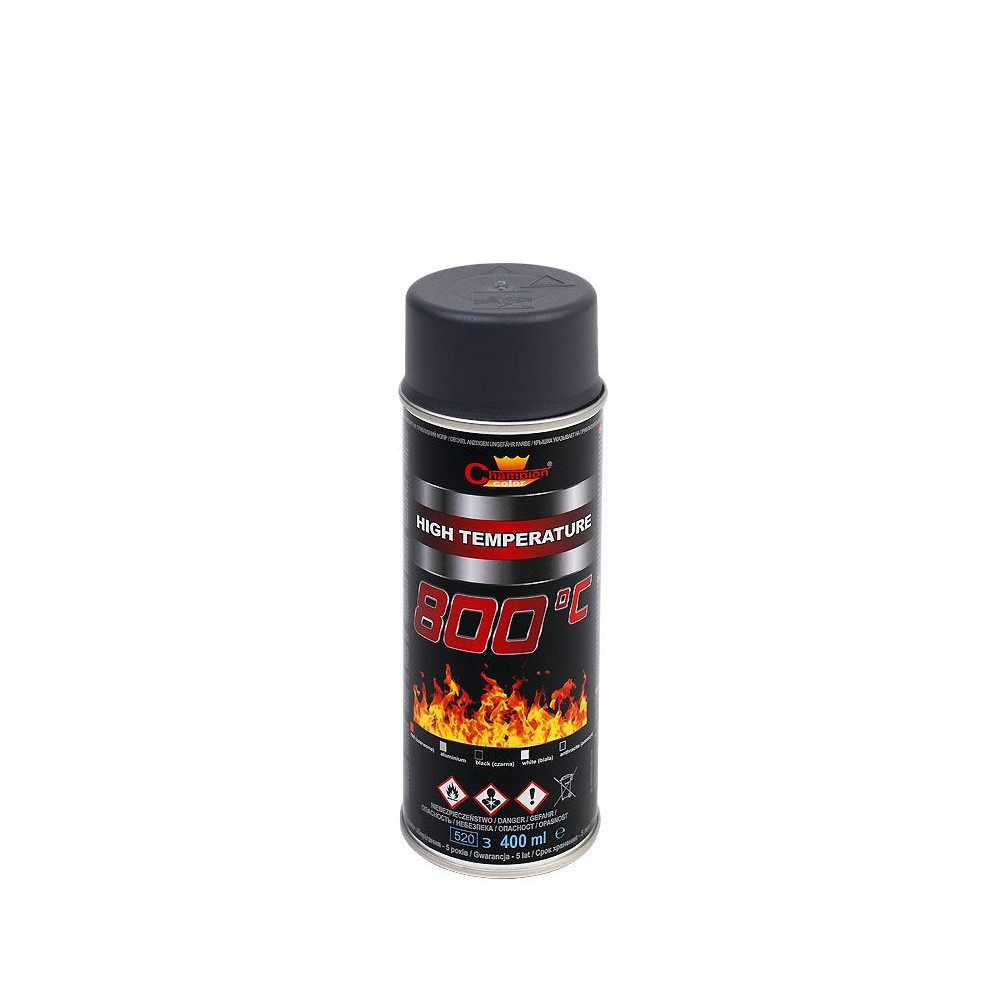 LAKIER SPRAY ŻAROODPORNY 400ML ANTRACYT