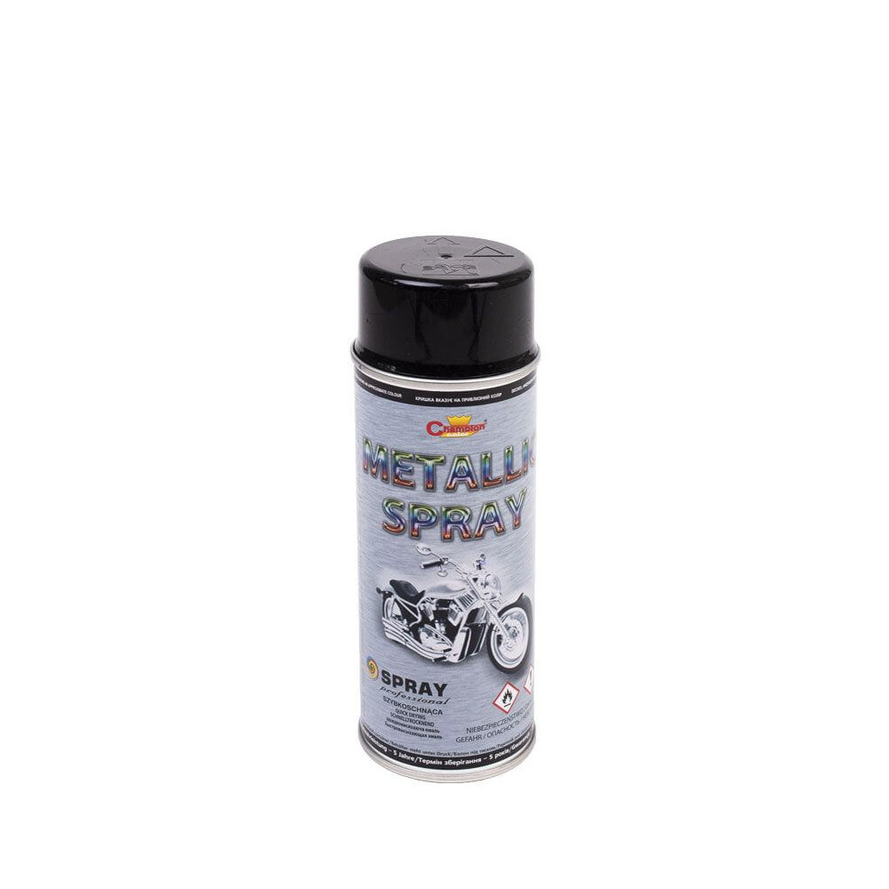 LAKIER SPRAY 400ML METALIK CZARNY