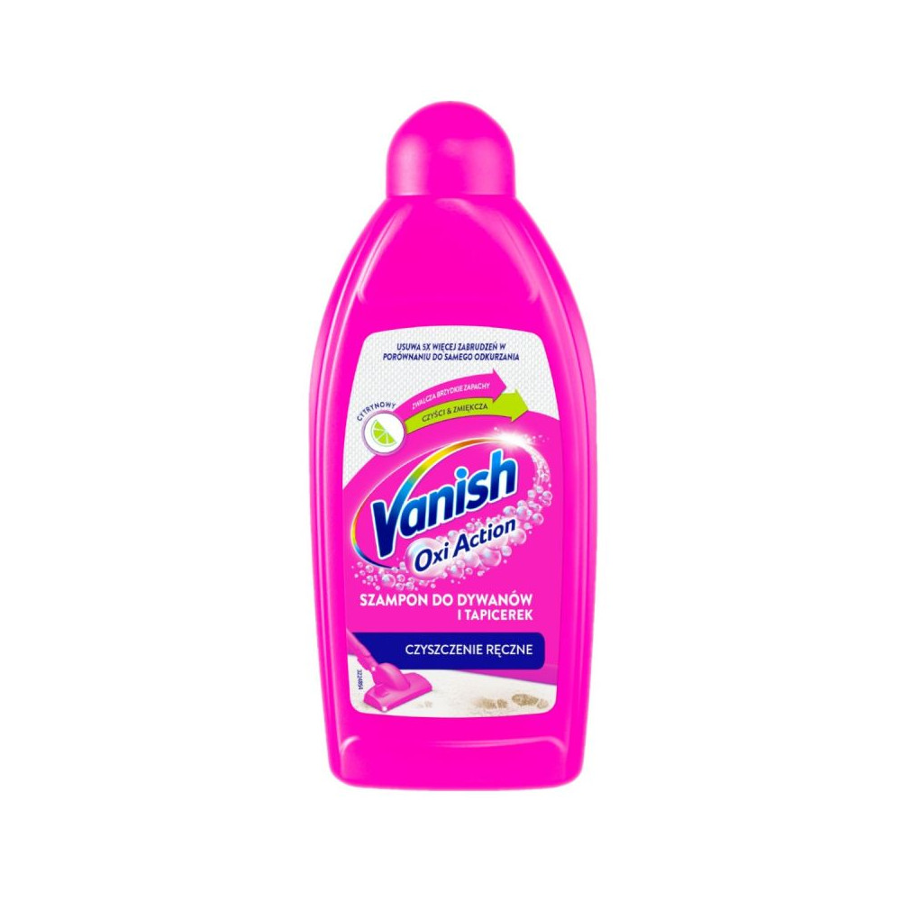 VANISH SZAMPON DO DYWANÓW 500ML 3W1 LEMON