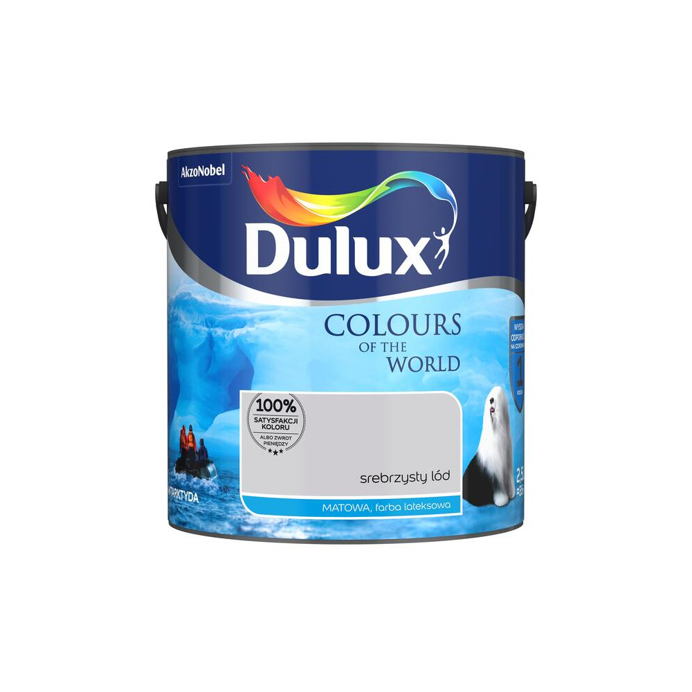 FARBA DO WNĘTRZ DULUX KŚ 5L SREBRZYSTY LÓD