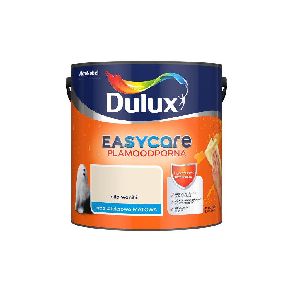 FARBA DULUX EASY CARE 2,5L SIŁA WANILII