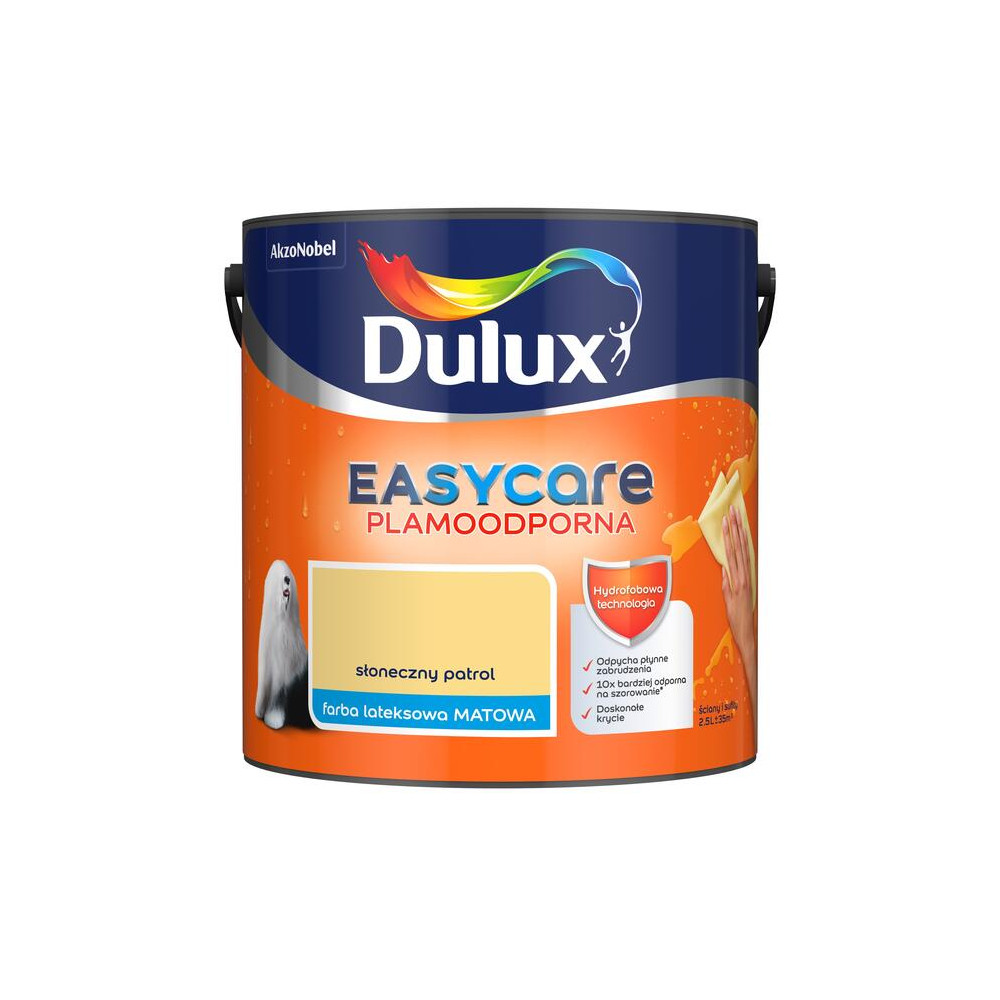 FARBA DULUX EASY CARE 2,5L SŁONECZNY PATROL