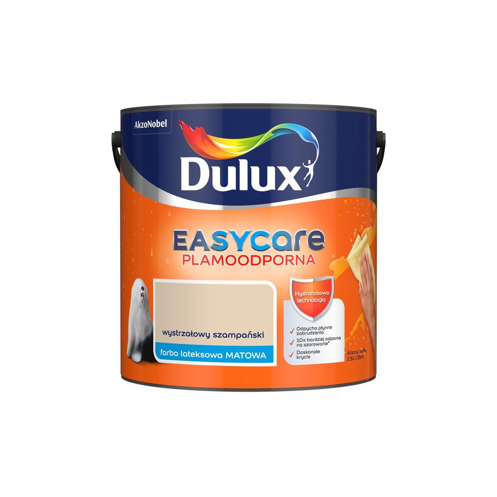 FARBA DULUX EASY CARE 2,5L WYSTRZAŁOWY SZAMPAŃSKI