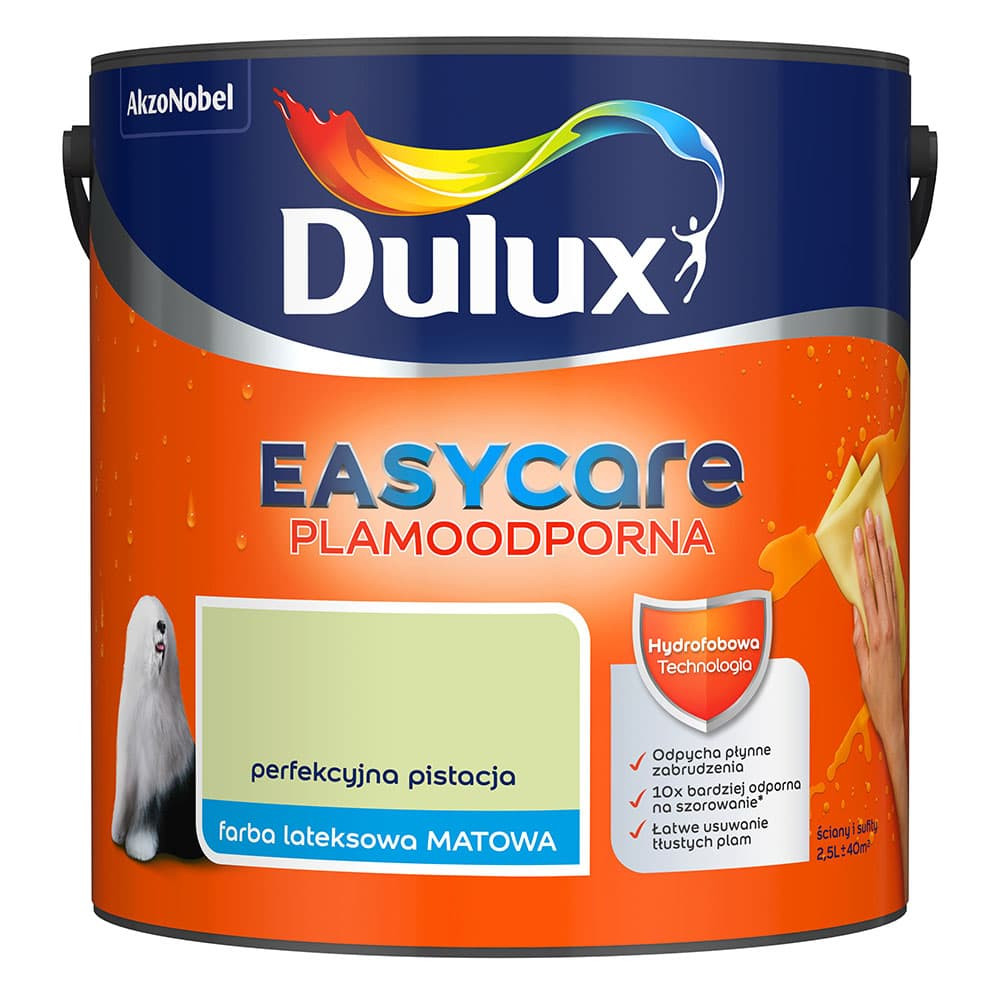 FARBA DULUX EASY CARE 2,5L PERFEKCYJNA PISTACJA