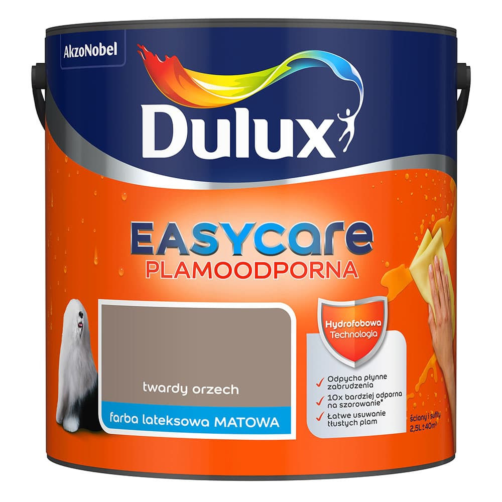 FARBA DULUX EASY CARE 2,5L TWARDY ORZECH