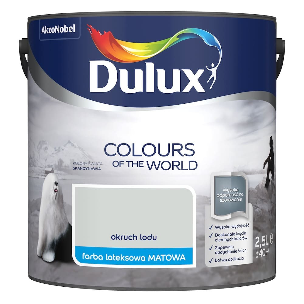 FARBA DULUX KŚ 2,5L OKRUCH LODU