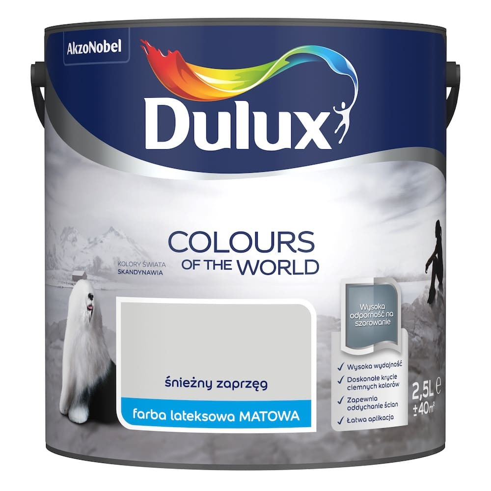 FARBA DULUX KŚ 2,5L ŚNIEŻNY ZAPRZĘG