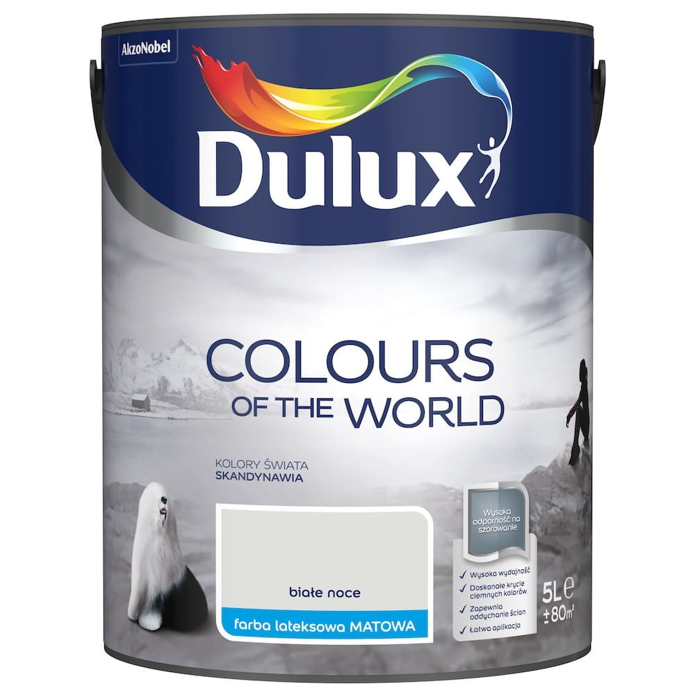 FARBA DULUX KŚ 5L BIAŁE NOCE