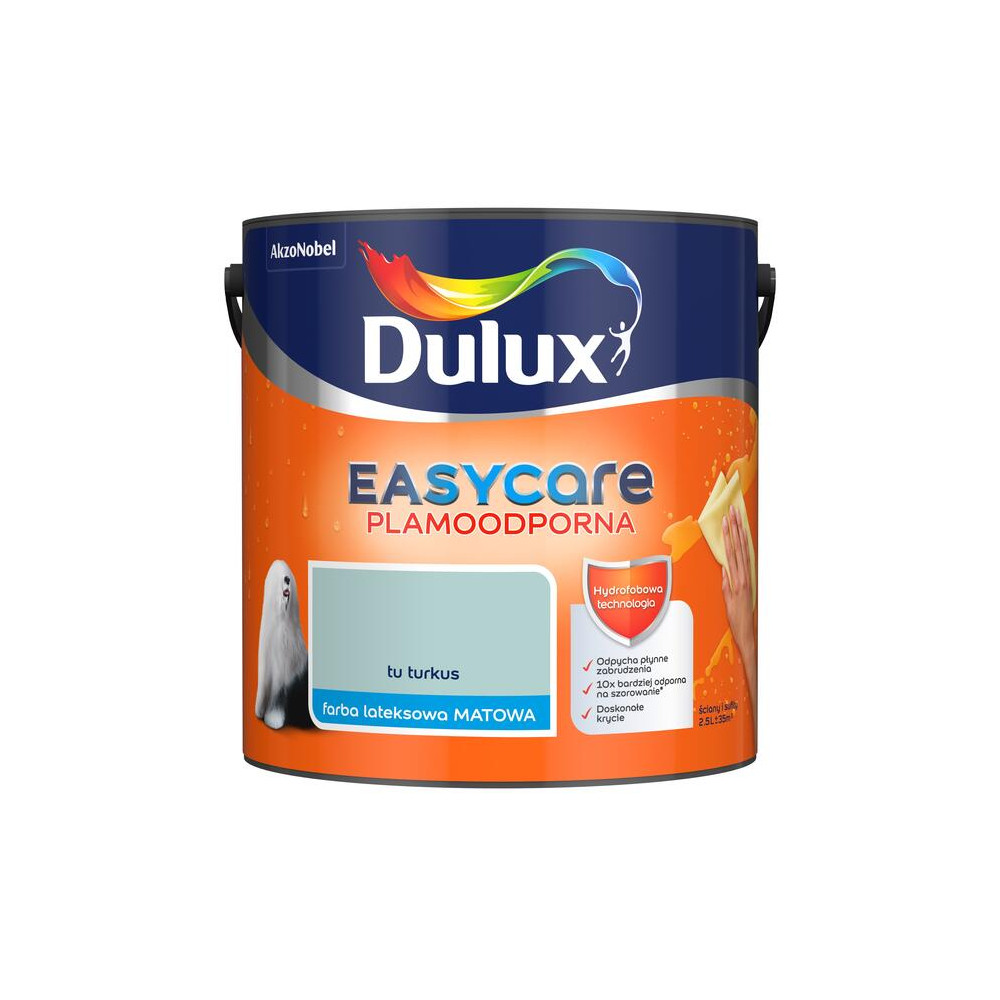 FARBA DULUX EASY CARE 2,5L TU TURKUS