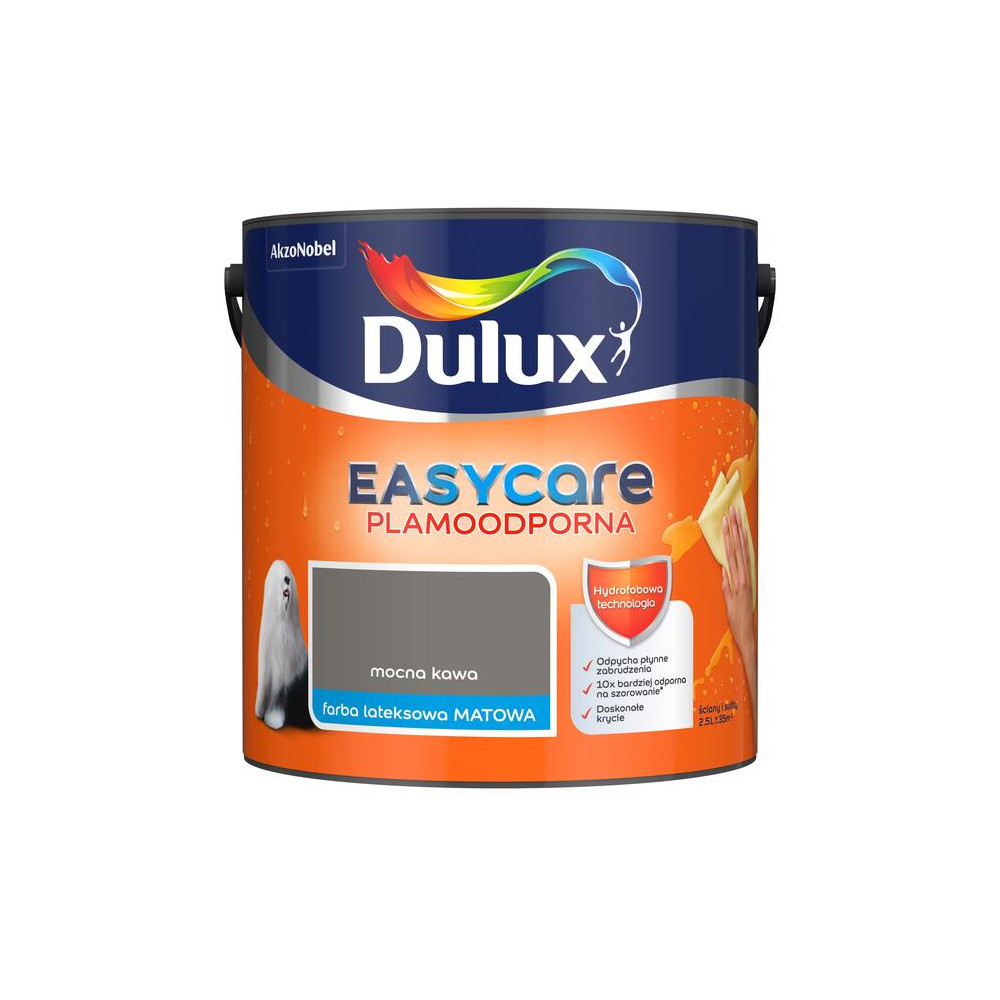 FARBA DULUX EASY CARE 2,5L MOCNA KAWA