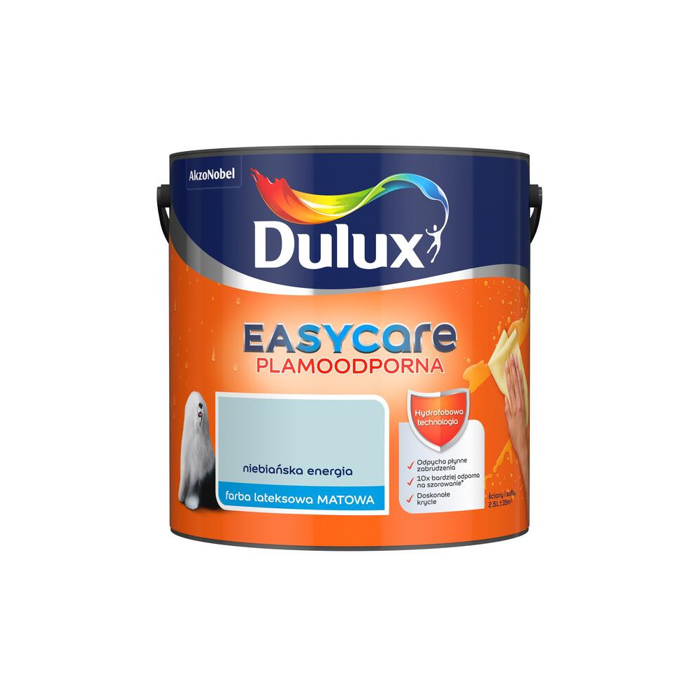 FARBA DULUX EASY CARE 2,5L NIEBIAŃSKA ENERGIA