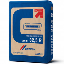 CEMENT CEMEX SZARY 25KG NIEBIESKI CEM II/M M V-LL 32,5R