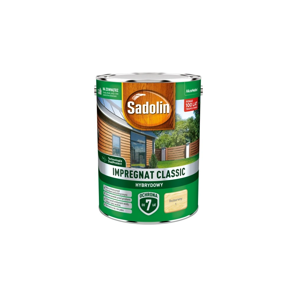 IMPREGNAT SADOLIN CL. HYBRYDOWY 4,5L BEZBARWNY