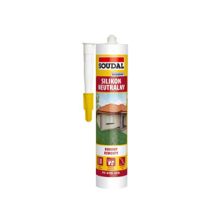 SOUDAL SILIKON NEUTRALNY 280ML BEZBARWNY