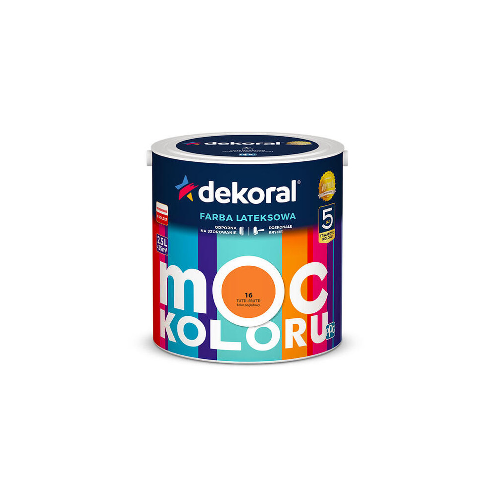 FARBA DEKORAL AKRYLIT W  2,5L TUTTI-FRUTTI