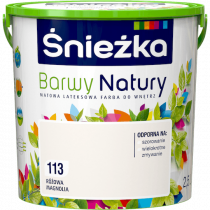 FARBA LATEKSOWA ŚNIEŻKA BARWY NATURY 2,5L RÓŻOWA MAGNOLIA