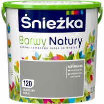 FARBA LATEKSOWA ŚNIEŻKA BARWY NATURY 2,5L GRAFITOWY MURAL