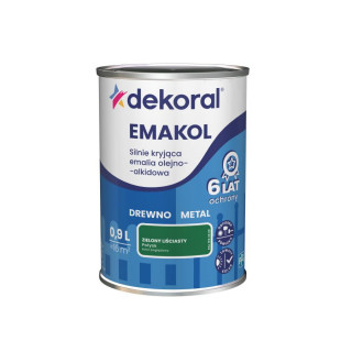 FARBA EMAKOL STRONG  0,9L ZIELONY LIŚCIASTY DEKORAL
