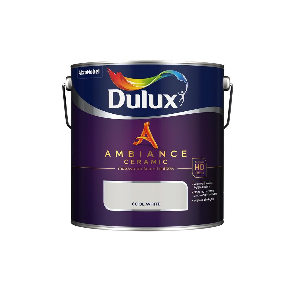 FARBA DULUX AMBIANCE COOL WHITE 2,5L