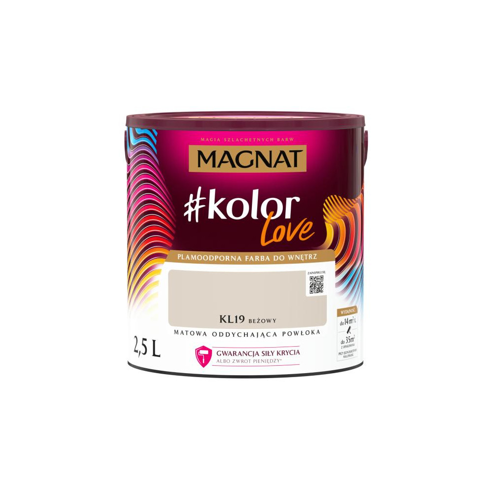 FARBA MAGNAT KOLOR LOVE BEŻOWY 2,5L