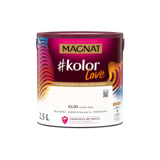 FARBA MAGNAT KOLOR LOVE SZARA BIEL 2,5L