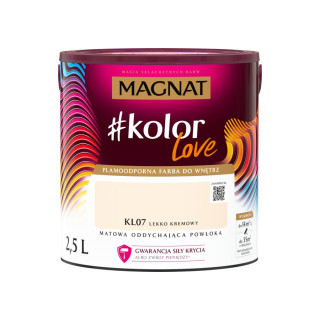 FARBA MAGNAT KOLOR LOVE LEKKO KREMOWY 2,5L